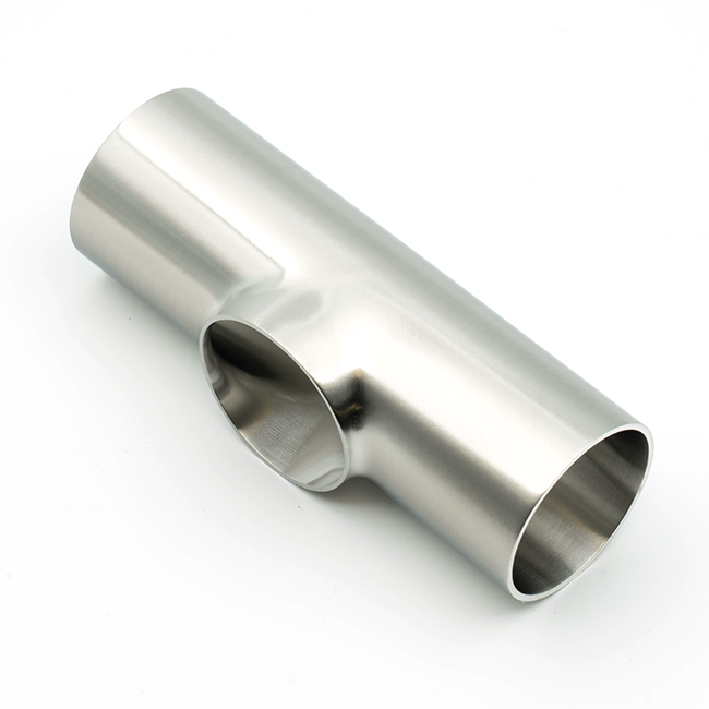 Tee short BS4825 1,5" 316L polished