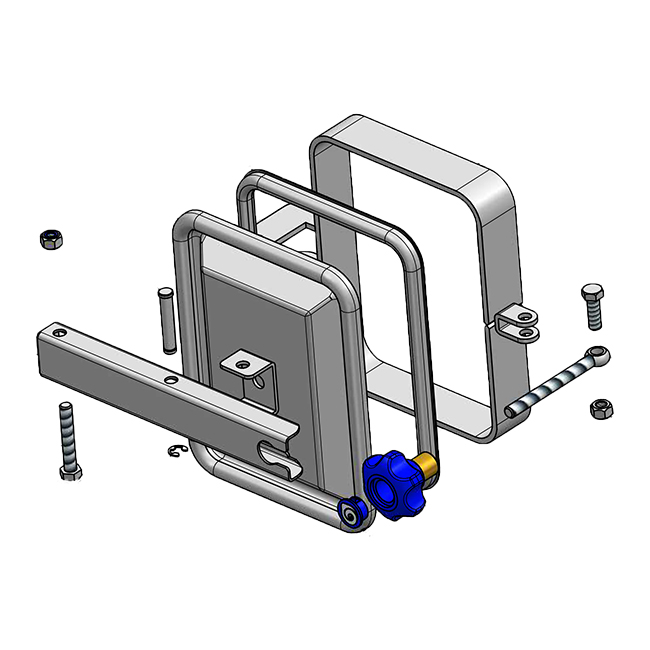 Deksel 285 -/-kraag R184x234 EPDM