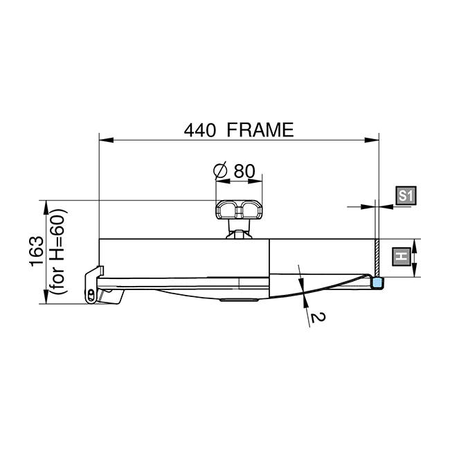 MWD 170 O 440x320-H60 304 NBR