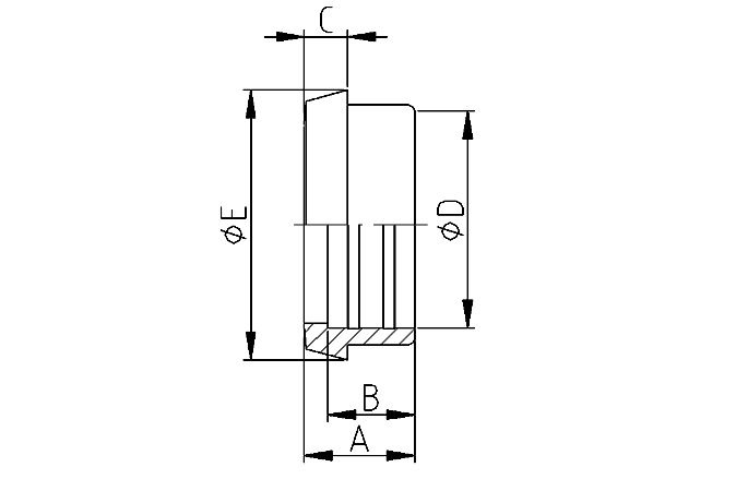 Walz Kegelstutze 11851 WD NW25 316L