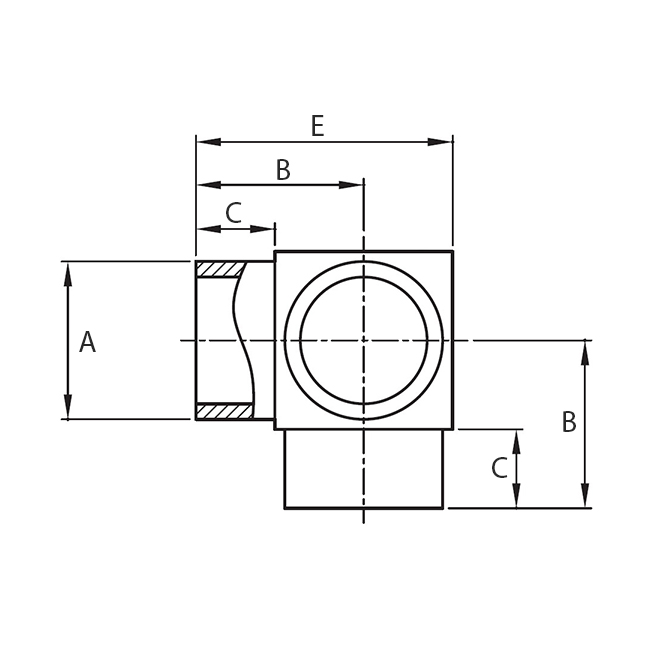 Micro Tribow 3/8" 316L Single melt 0,25µ