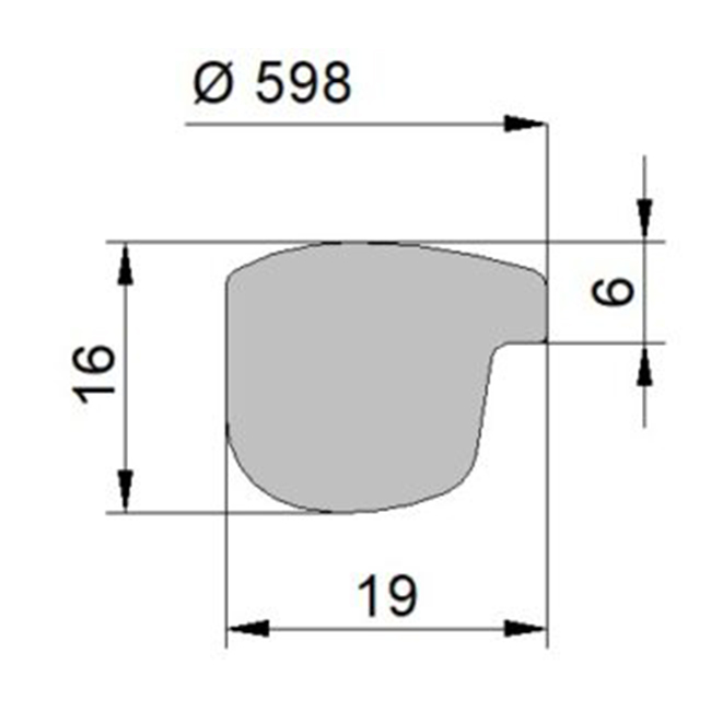 MGD afdichting G/630 EPDM