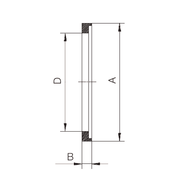 L-Gasket IDF 1" EPDM