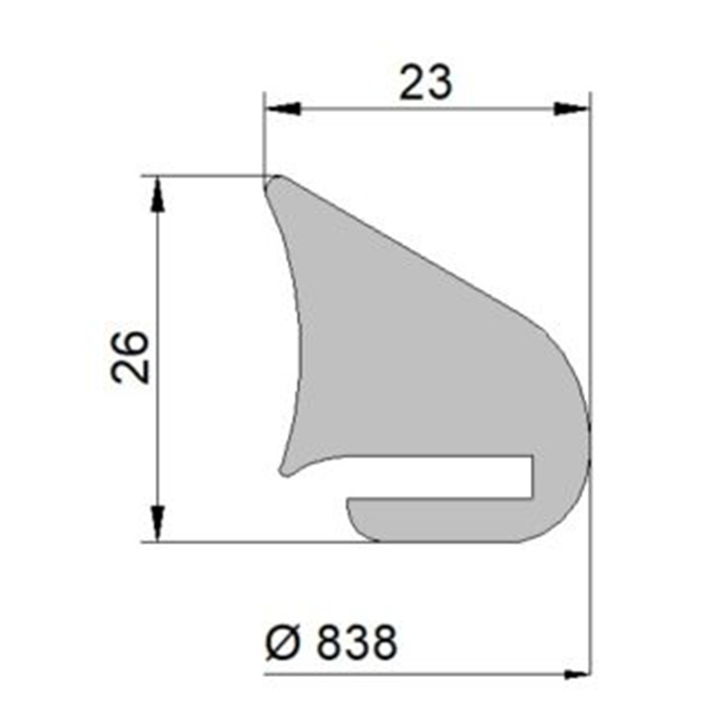 MWD gasket G/800 EPDM