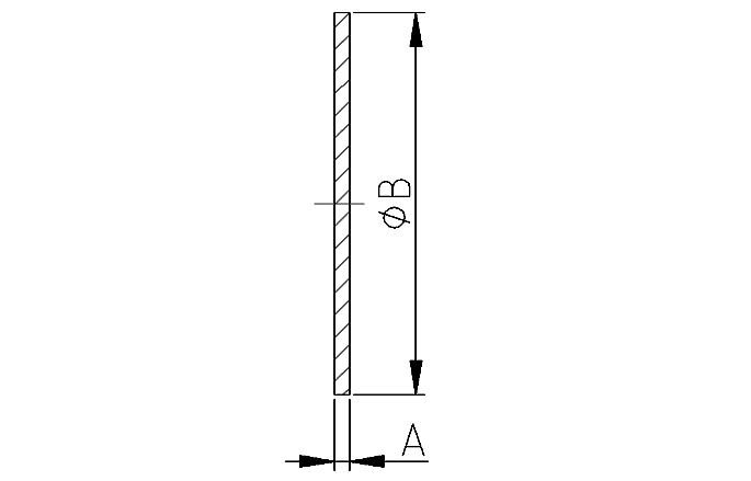 Dichtplaat DIN11851 DN25 NBR