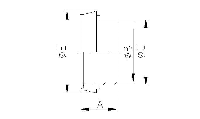 SKS Puntstuk DIN11851 DN25 316