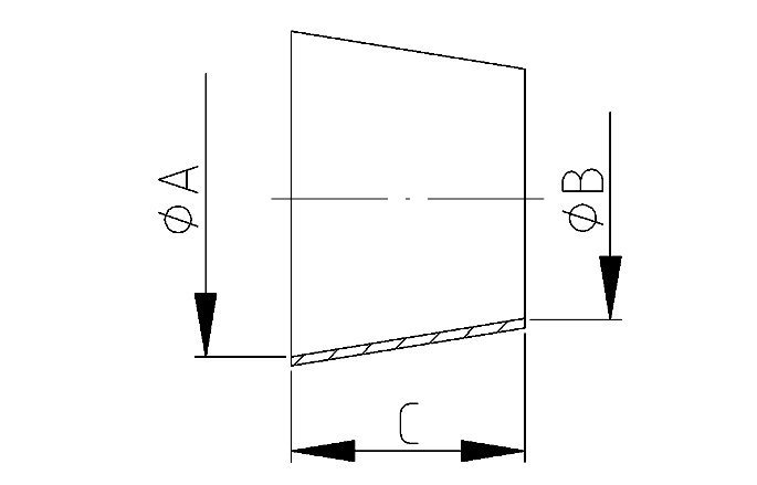 Reducer Con.EN10253 42,4x21,3 316L