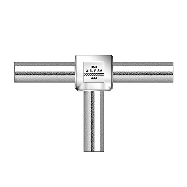 T-stück 1/4" 316L Single melt 0,25µ
