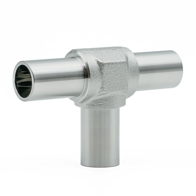 Welding Tee 3/8" 316L Single melt 0,25µ