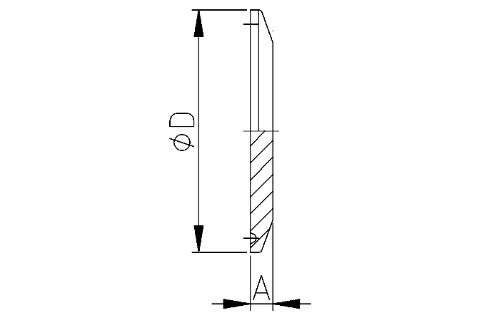 Blind ferr. 16AMP Ø64 2" 316 SF1