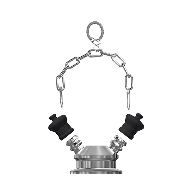 4KAI Clamp 1"-1.5" 316 2x slang