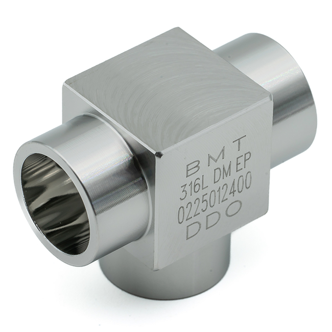 Micro Tee 3/8" 316L Single melt 0,25µm