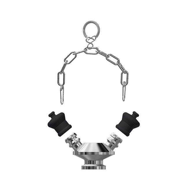 4KAI mini clamp Ø25 316 2x slang