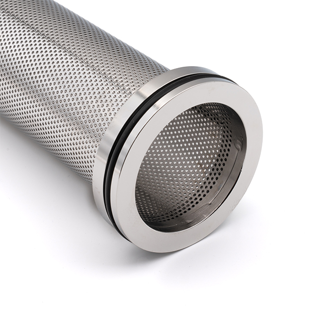 Zeef buisfilter haaks DN50 316 NBR Perf. ø1,0