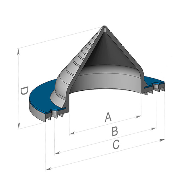 Wanddoorvoer Pipetite 0-25 Silicone/RVS