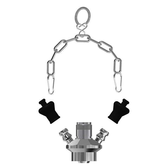 M4 Buis Ø25 316L 2x slang