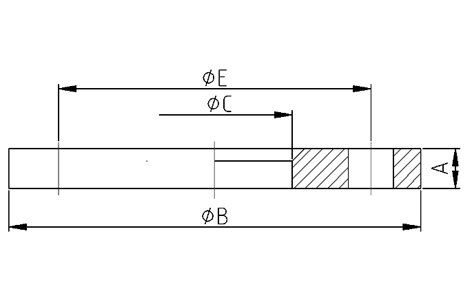 Vlak.fl. PN10/16 DN50/60.3 316