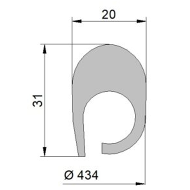 MWD gasket 400AZ/GN EPDM