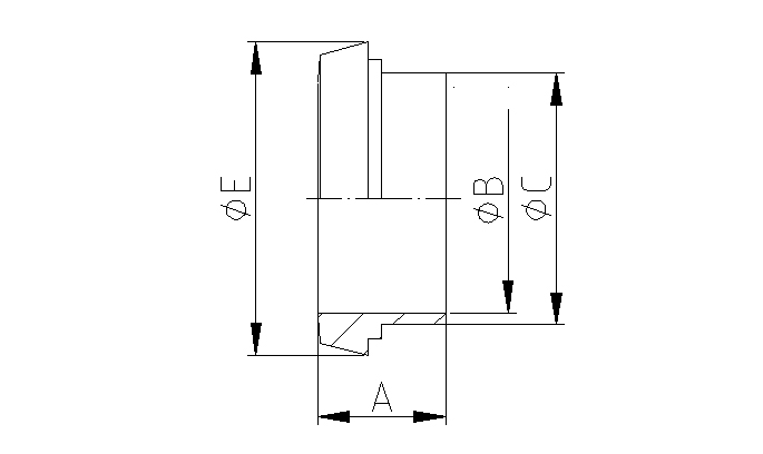 Kegelstutze DIN11853-1 NW25 316L