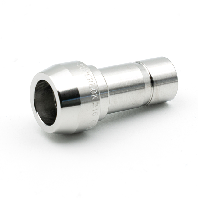 Verloop poort connector ø12mmxø10mm 316L