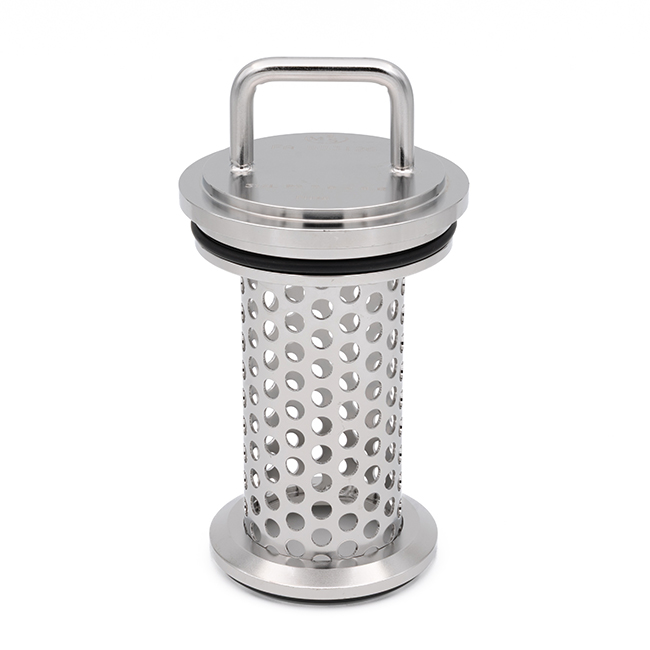 Zeef vuilvanger 1,5"/DN40 304 EPDM Perf. ø1,0