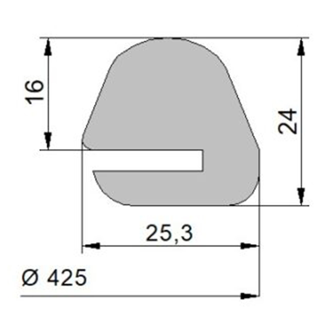 MLD dichtung G/200RP EPDM