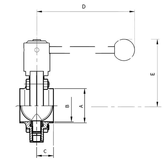 VLK L/L DN25 HB EPDM 304 2020