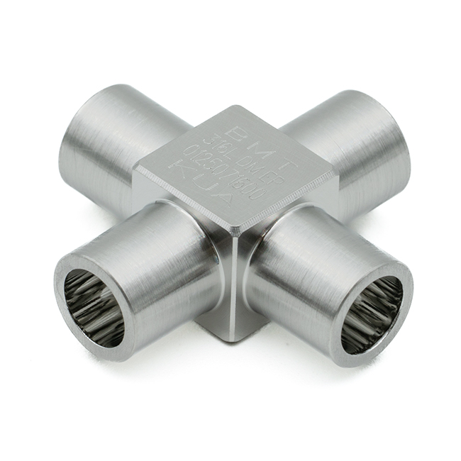 Micro Cross 3/8" 316L Single melt 0,25µ