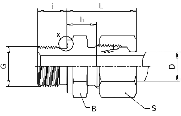 BSP cyl R.Inschr.kpl L 10mm - 1/4