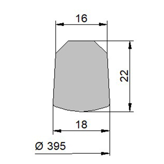 afd. MGD G/170 440x320mm EPDM