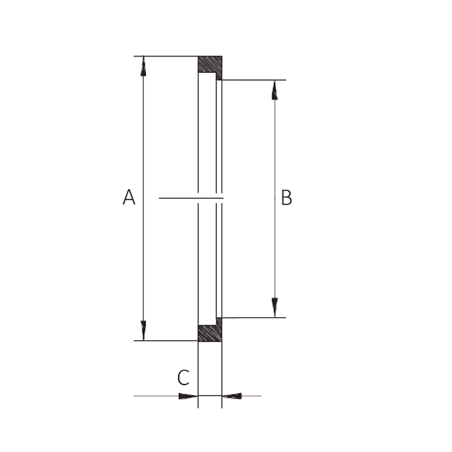 L-Dichtung SMS 4" EPDM