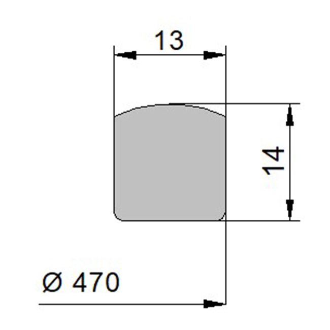 afd. MGD G/200/LKD 535x435mm FPM