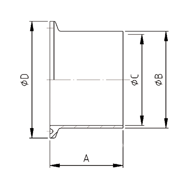 Ferrule lang L14AM 3A 2" 316L