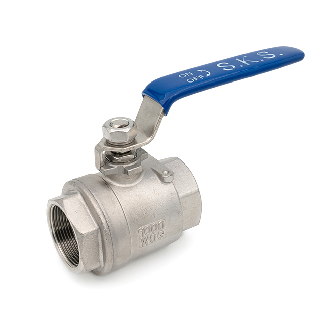Ball valve 1,5" 2-piece I/I thread