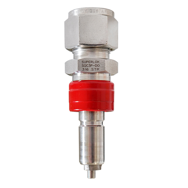 QC Stecker 2 Superlok 10mm 316 Absperrend