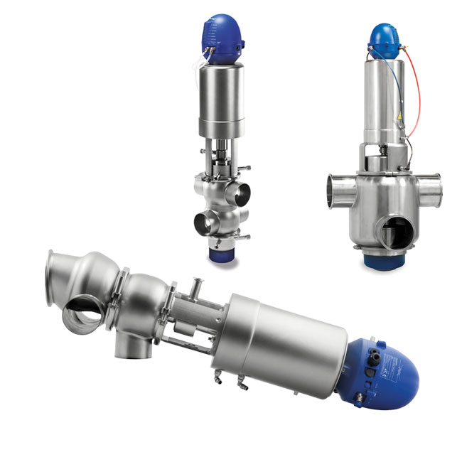 Double seat valves