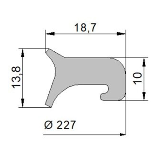 MWD gasket G/T200 MVQ