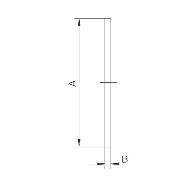 Liner blind SMS 2" RVS 316