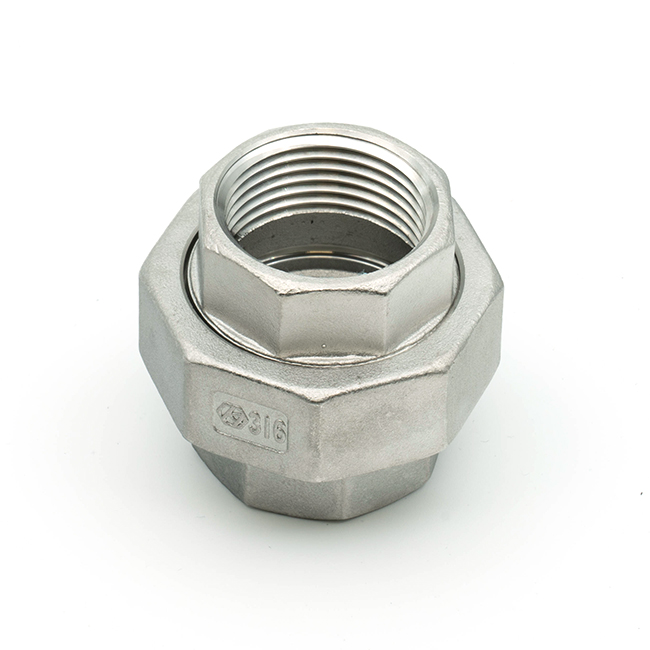 BSP koppeling bi-bi con 3/8" 316 G