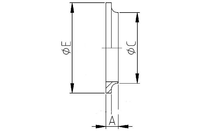 Liner part DS 1" 316L