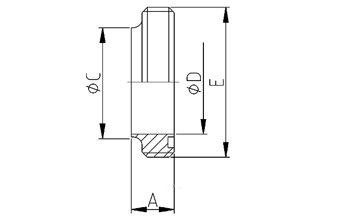 Gewindest. DS 1" 316L