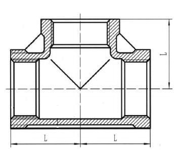 T-stuk 1" 316