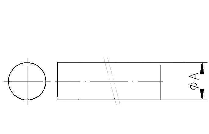 Round bar ISA H9 3mm 304