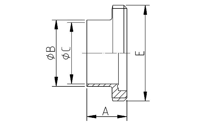 Male part DIN11853-1 1" 316L | 16236004